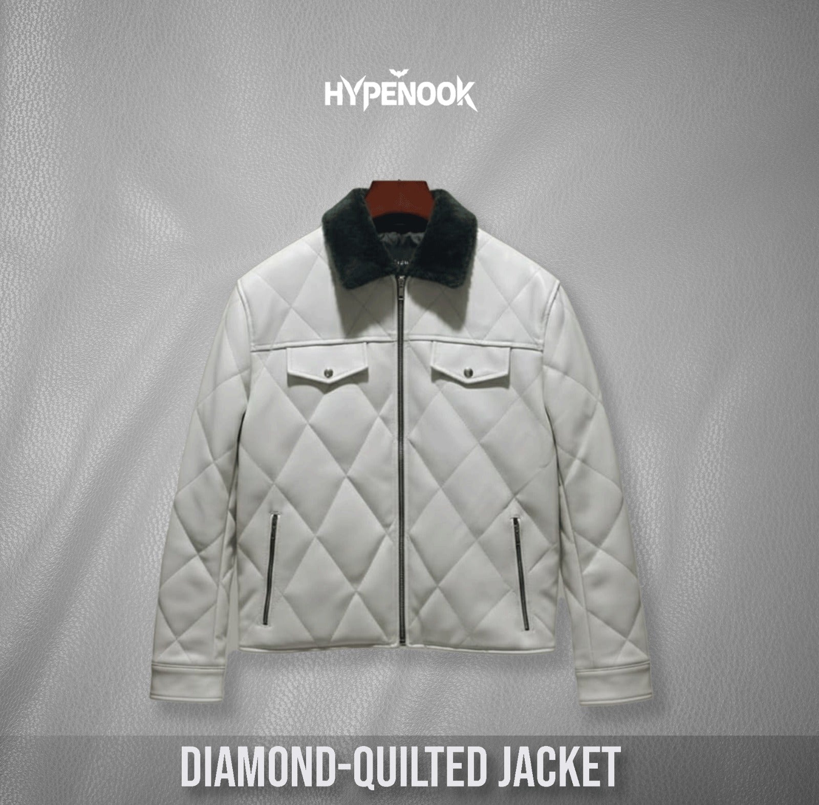 DIAMOND-QUILTED JACKET