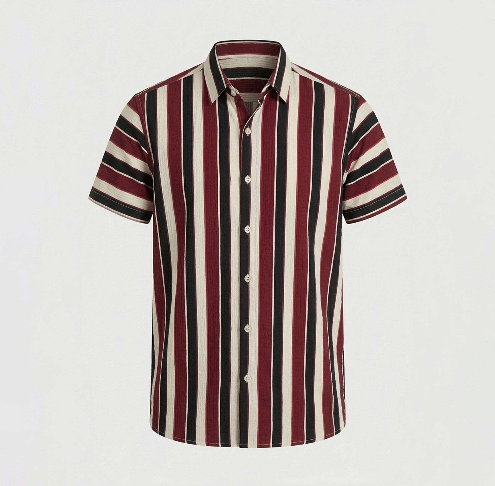 Old Money Aesthetic Men’s Luxury Vertical Striped Resort Shirt
