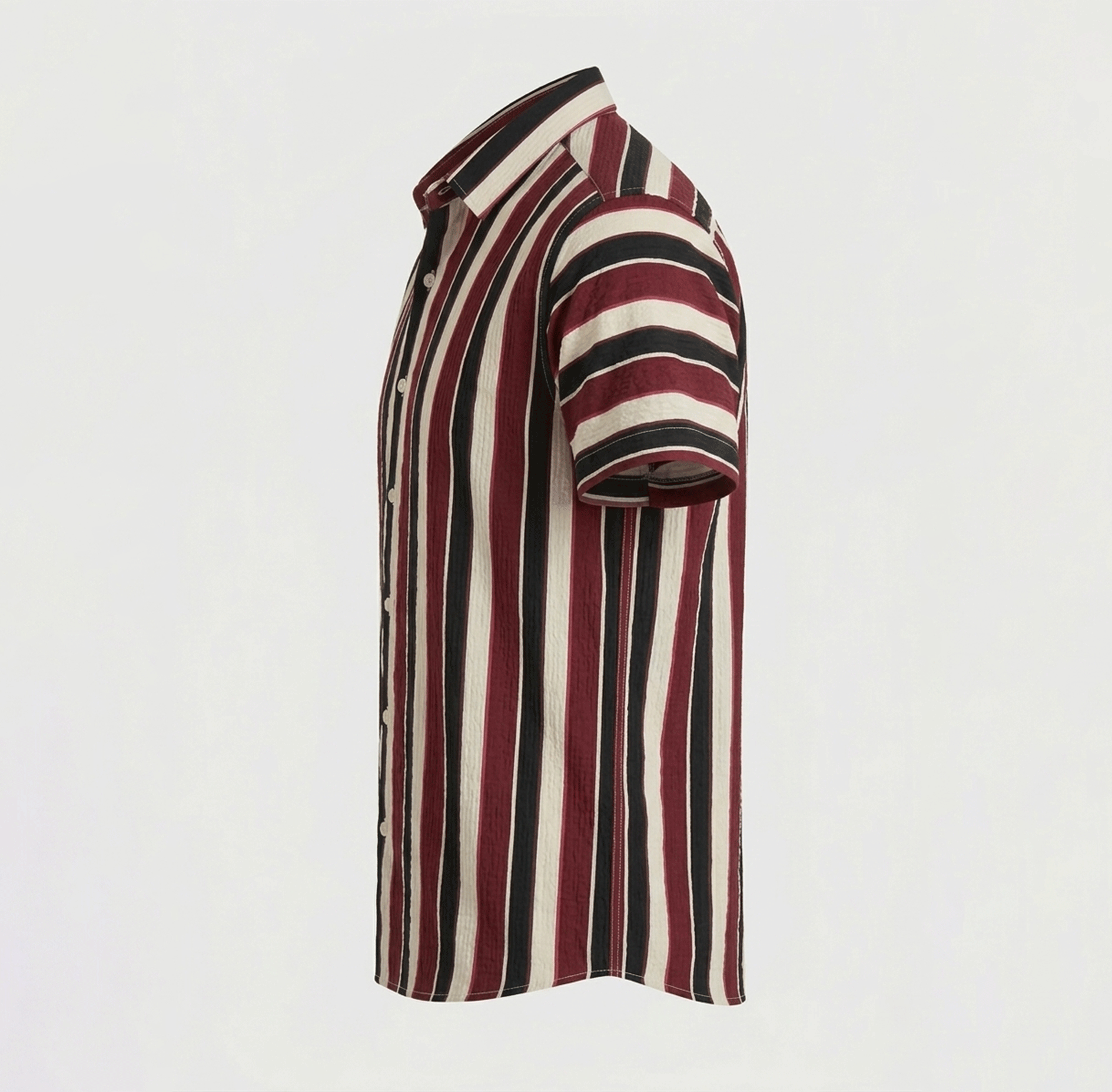 Old Money Aesthetic Men’s Luxury Vertical Striped Resort Shirt