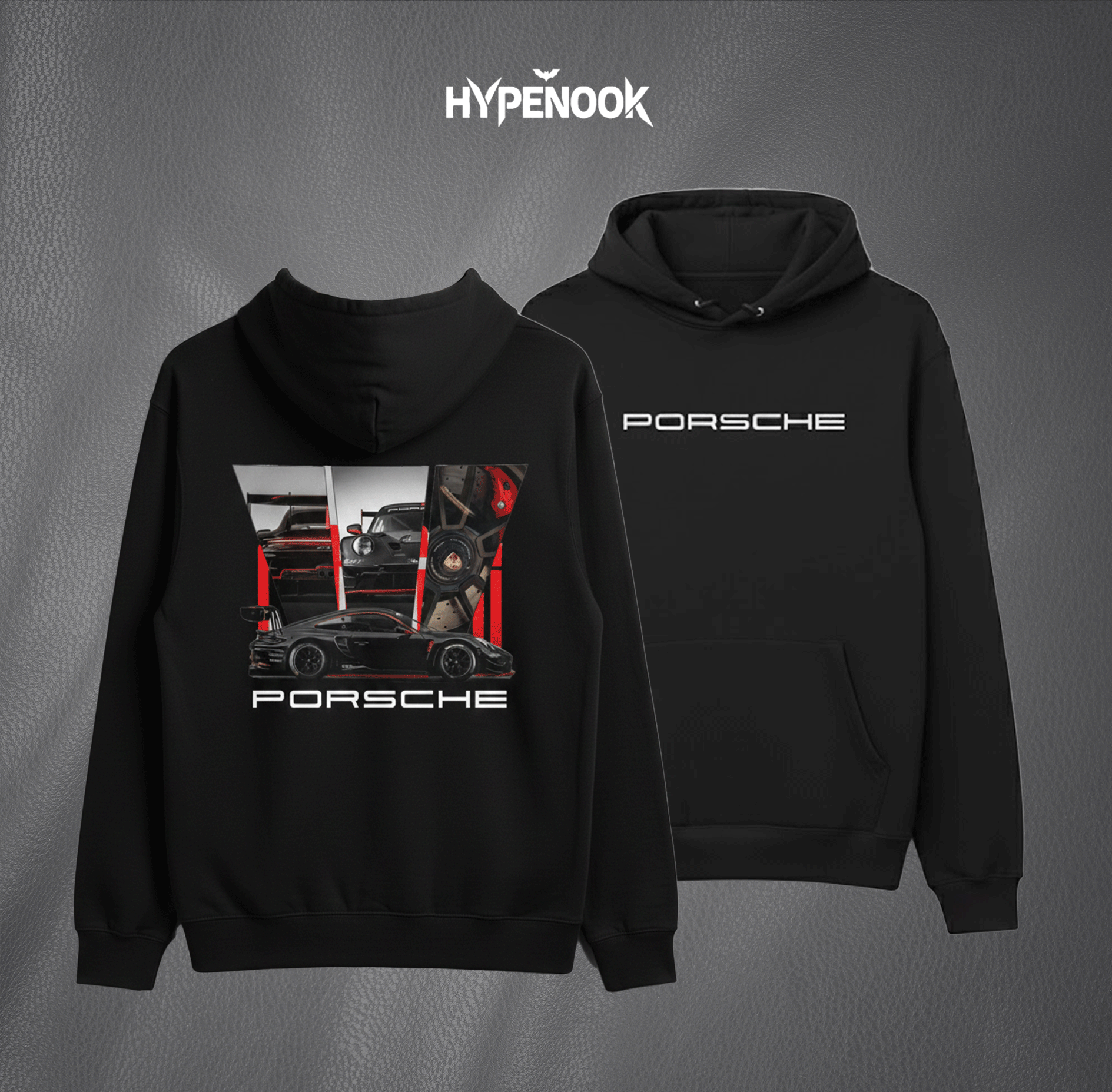 PORSCHE GT3 RS "VELOCITY " PREMIUM HOODIE